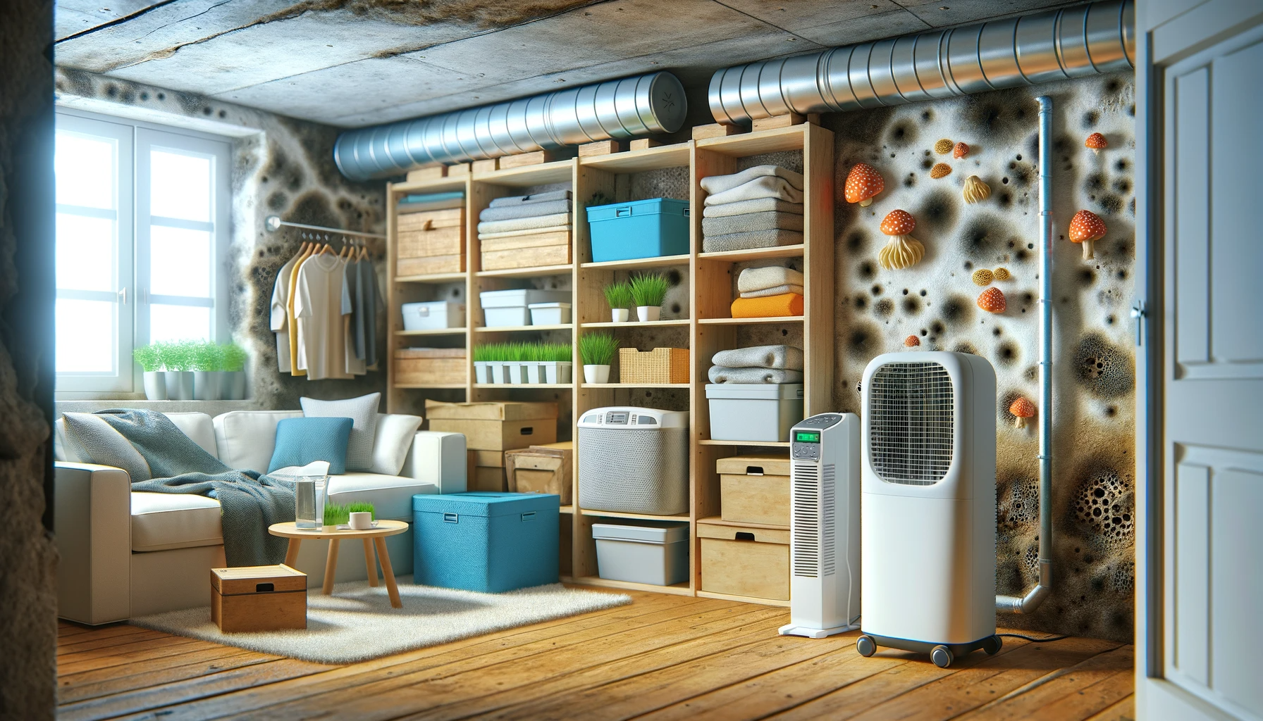 Banishing Basement Mold: How To Prevent Mold In Basement - WetReset