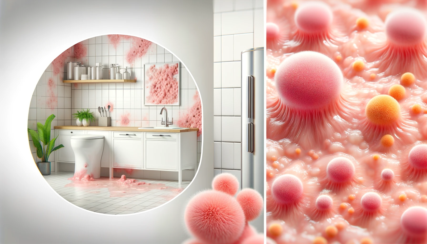 Visualizing pink mold and where it might grow in your home