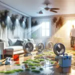 Preventing mold after a water damage incedent