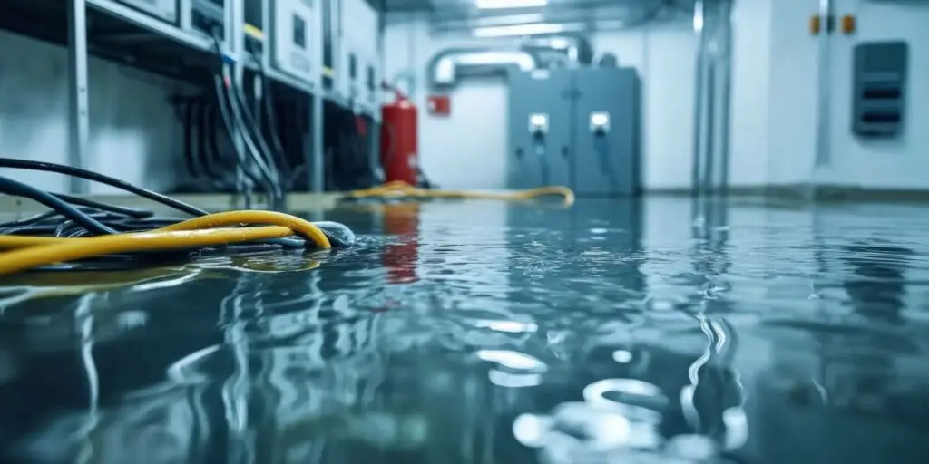 flooding in industrial setting